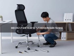 ghế xoay bị tụt hơi