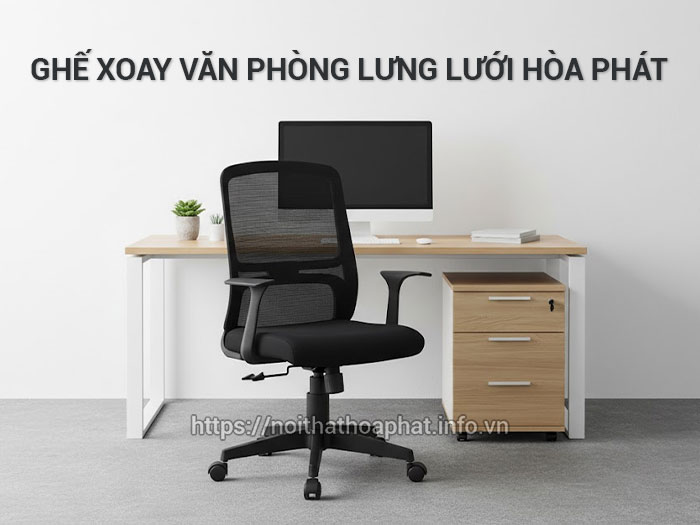 ghế xoay văn phòng lưng lưới