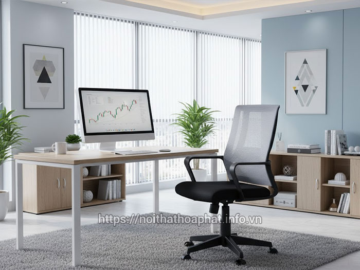 ghế xoay văn phòng lưng lưới
