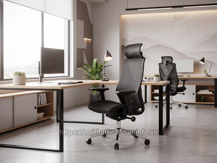 ghế xoay văn phòng lưng lưới