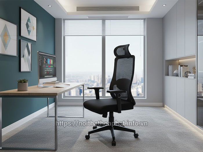 ghế xoay văn phòng lưng lưới