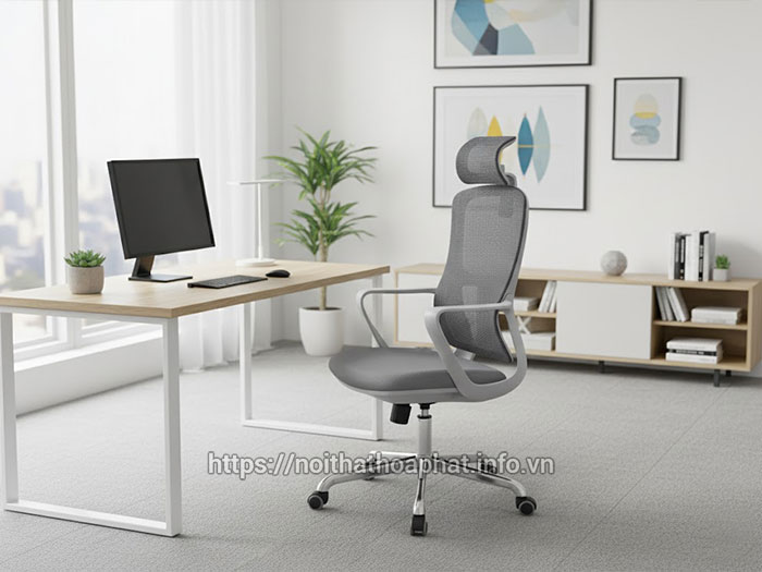 ghế xoay văn phòng lưng lưới