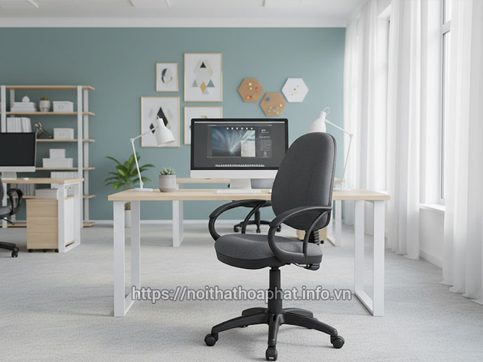 ghế xoay văn phòng nỉ