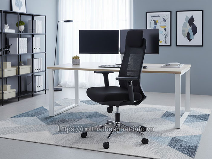 ghế xoay văn phòng tựa đầu