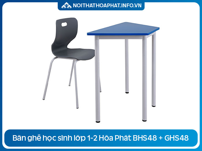 Bàn ghế học sinh Hòa Phát BHS48 + GHS48