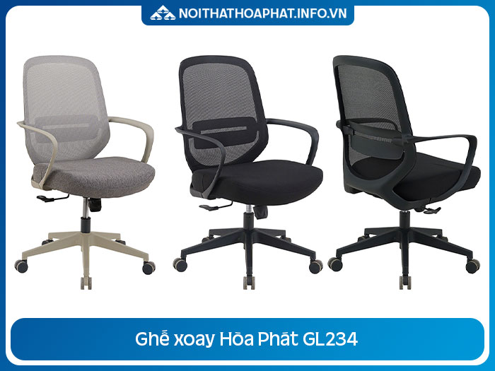 Ghế xoay lưới Hòa Phát GL234
