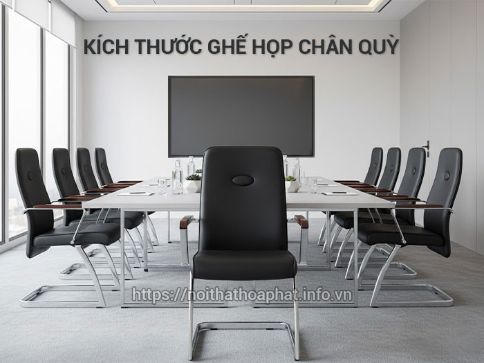 kích thước ghế họp chân quỳ