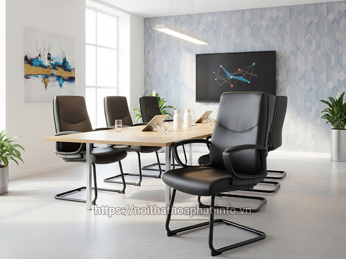 kích thước ghế họp chân quỳ