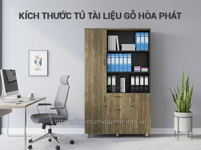kích thước tủ tài liệu gỗ