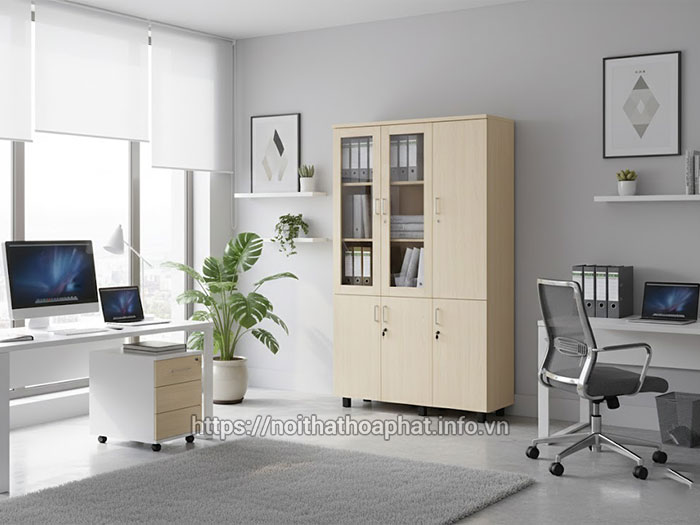 kích thước tủ tài liệu gỗ