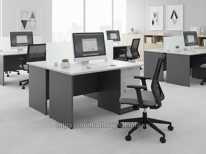 Mẫu bàn làm việc nhân viên