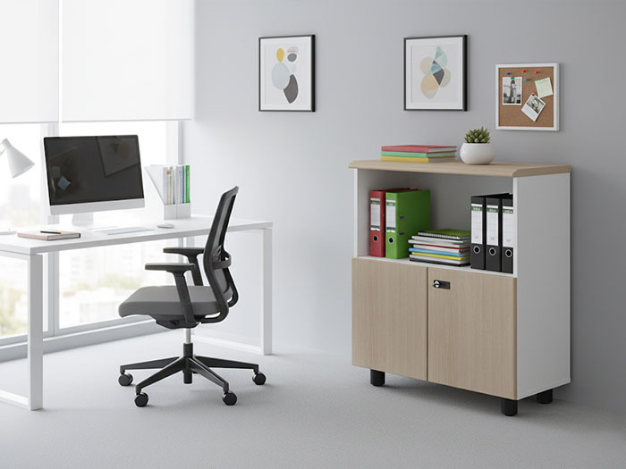 Tủ gỗ mini văn phòng