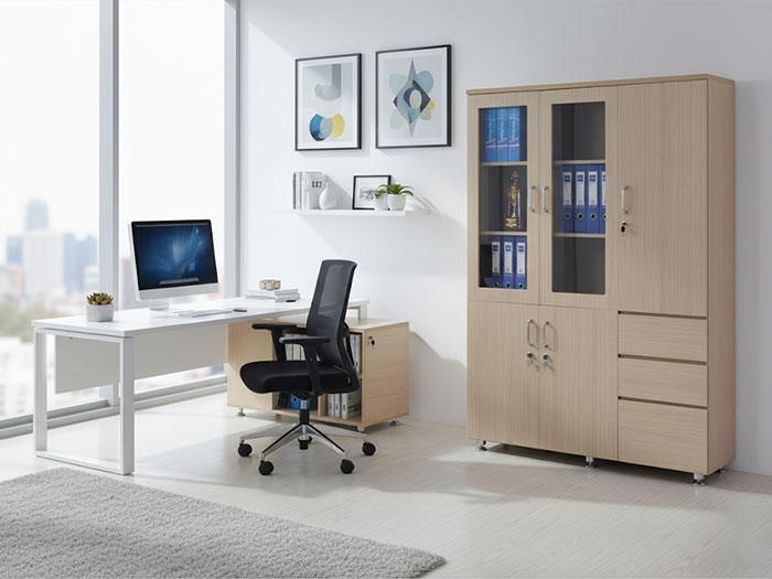 Tủ gỗ văn phòng 3 cánh