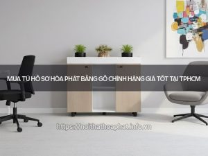Tủ hồ sơ Hòa Phát bằng gỗ