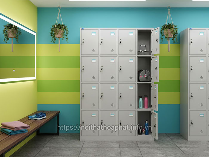 tủ locker 16 ngăn hòa phát