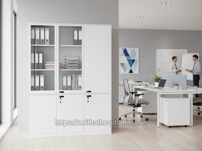tủ sắt 3 buồng hòa phát