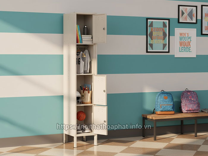 tủ sắt locker 4 ngăn