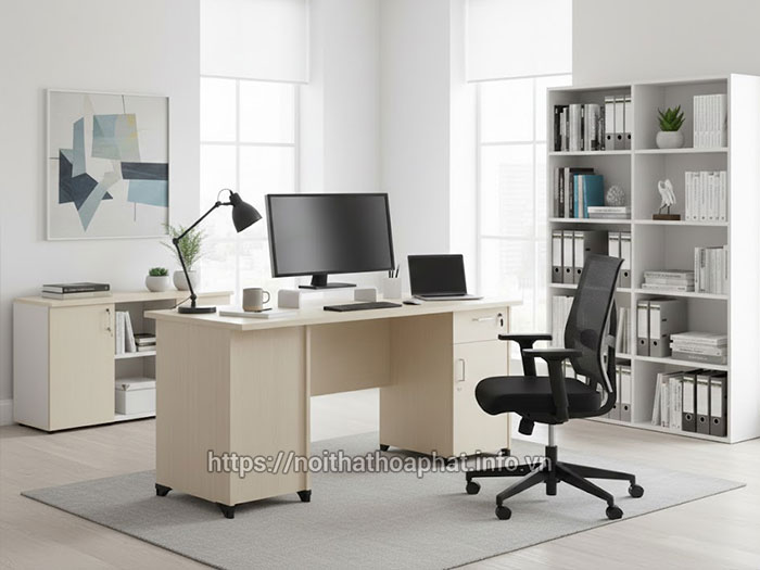 Bàn gỗ văn phòng giá rẻ