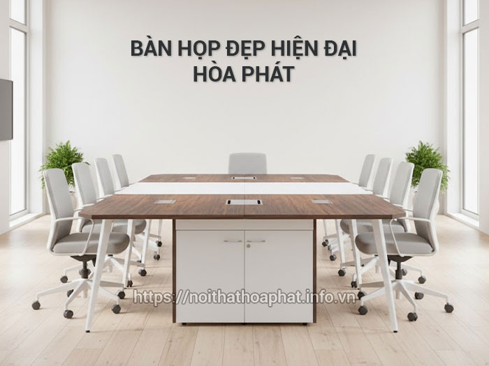 Bàn họp đẹp hiện đại