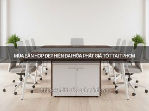 Bàn họp đẹp hiện đại