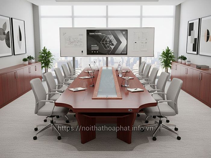 Bàn họp văn phòng dài