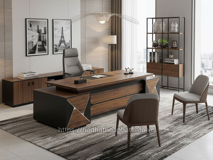 Bàn làm việc giám đốc 2m