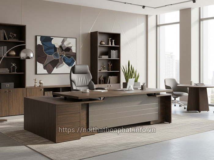 Bàn làm việc giám đốc 2m