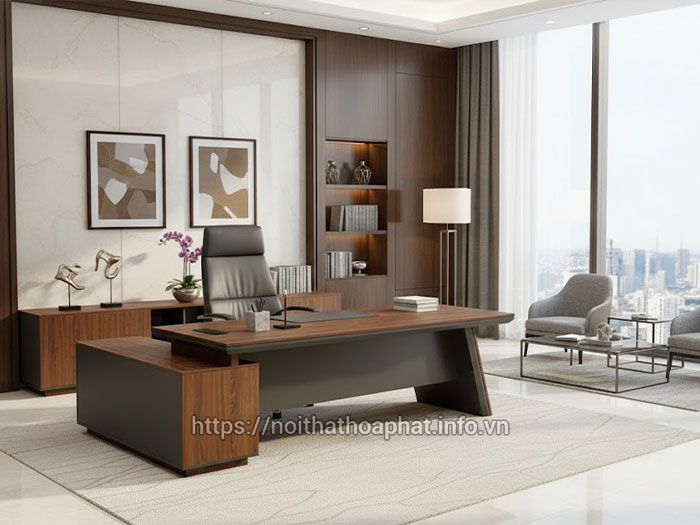 Bàn làm việc giám đốc 2m
