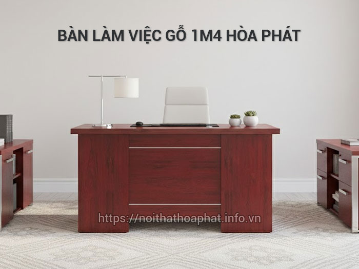 Bàn làm việc gỗ 1m4