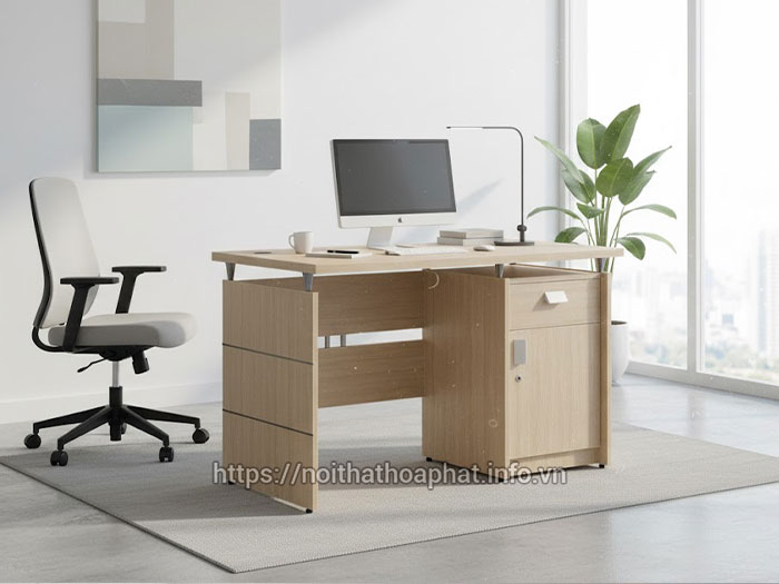 Bàn làm việc gỗ 1m4