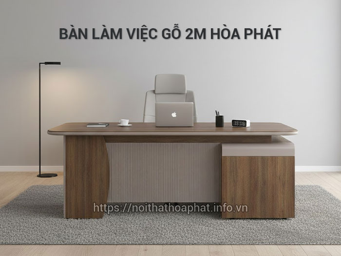 Bàn làm việc gỗ 2m