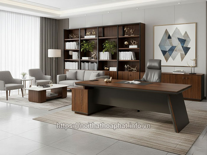 Bàn làm việc gỗ 2m