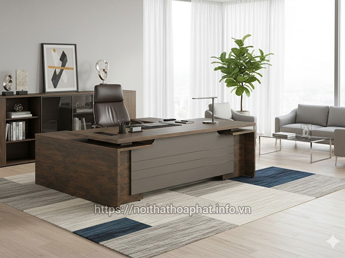 Bàn làm việc gỗ 2m