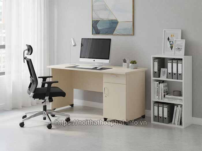 Bàn làm việc gỗ có ngăn kéo