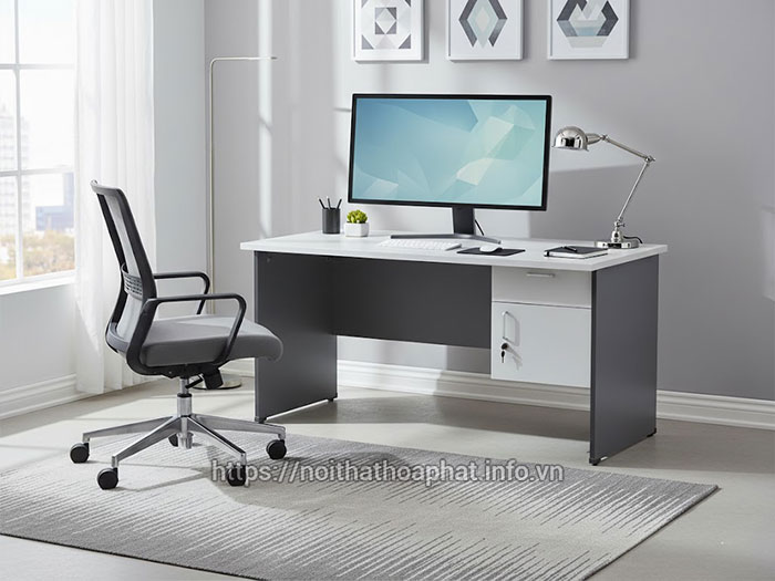 Bàn làm việc gỗ nhỏ gọn