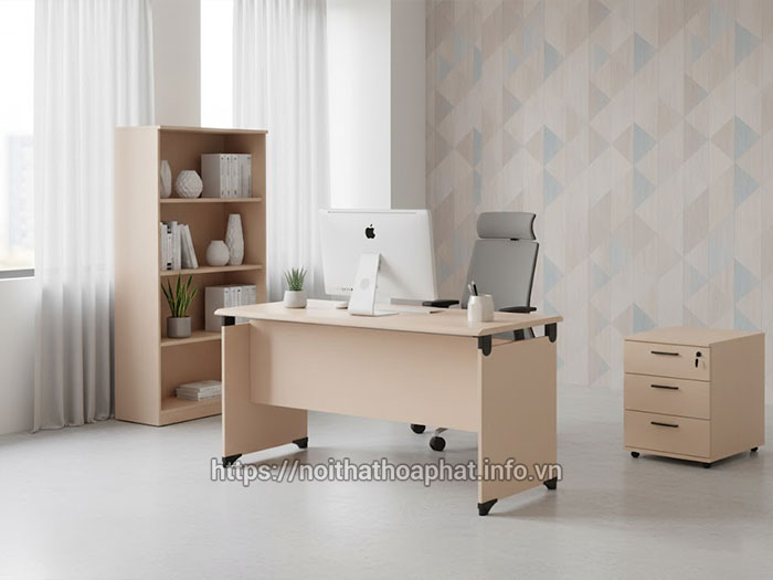 Bàn làm việc gỗ nhỏ gọn