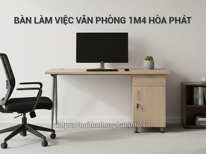Bàn làm việc văn phòng 1m4