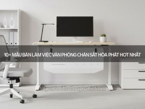 Bàn làm việc văn phòng chân sắt