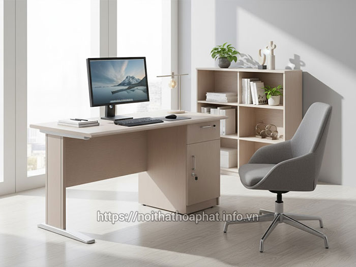 Bàn máy tính chân sắt