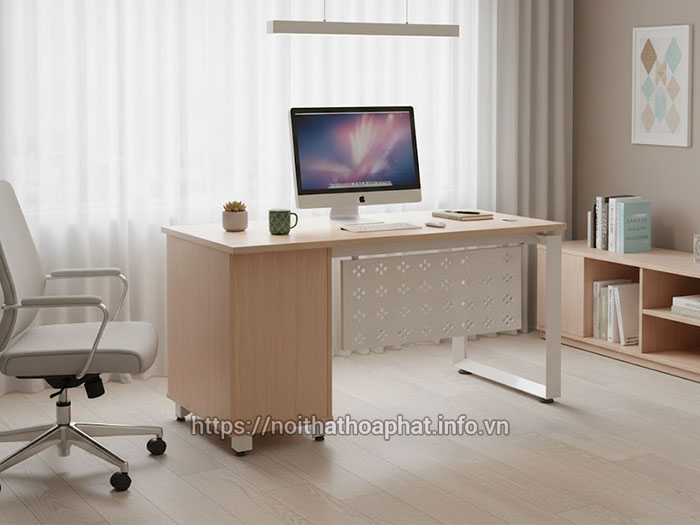 Bàn máy tính chân sắt