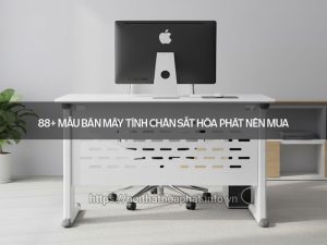 Bàn máy tính chân sắt