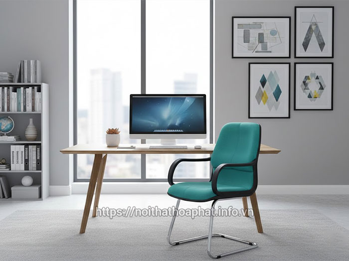 Ghế chân quỳ đệm nỉ