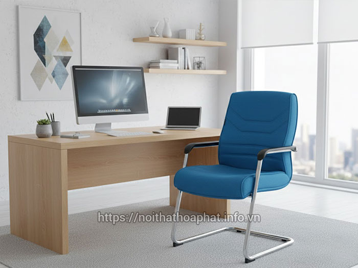 Ghế chân quỳ đệm nỉ