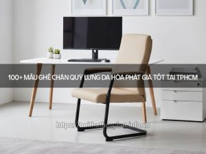 Ghế chân quỳ lưng da