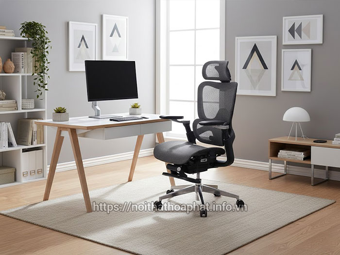 Ghế công thái học 2 lưng