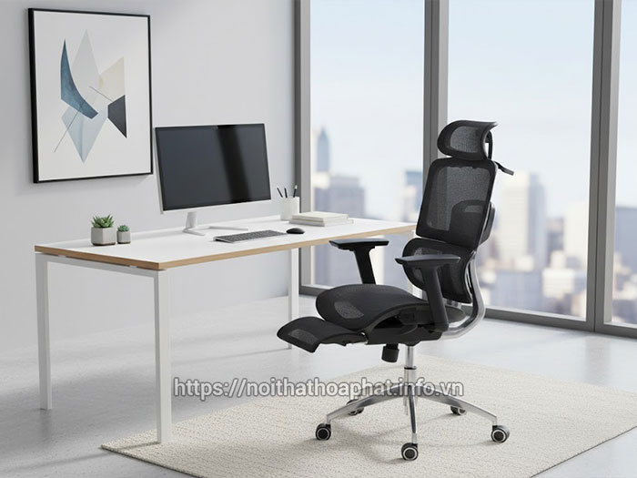 Ghế công thái học 2 lưng