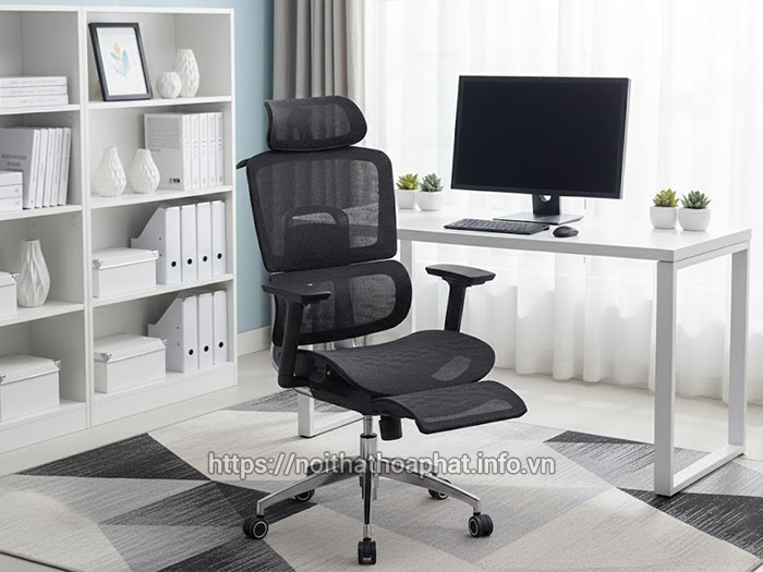 Ghế công thái học có ngả lưng