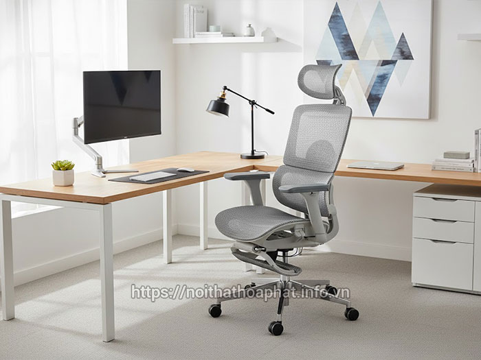 Ghế công thái học có ngả lưng