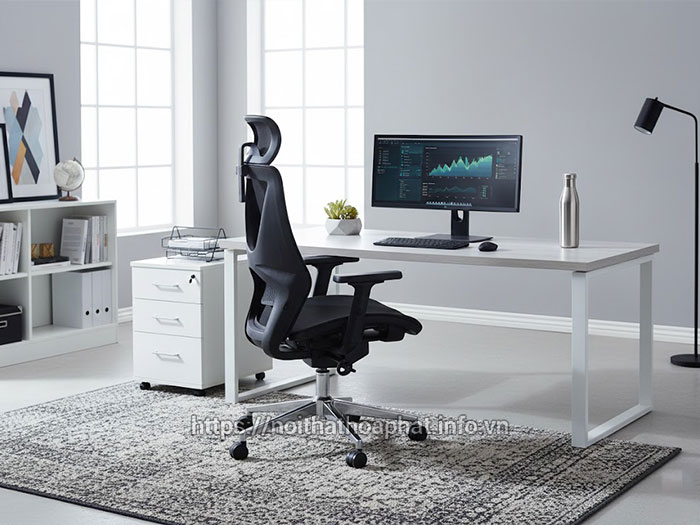 Ghế công thái học đệm lưới