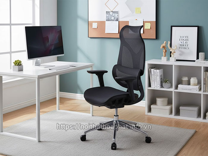 Ghế công thái học đệm lưới